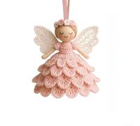 Crochet Angel Ornament Kit for Christmas DIY Crafting - Beginner Friendly with Step by Step Instructions Included(2)