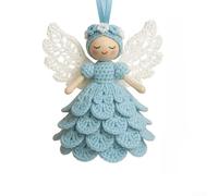 Crochet Angel Ornament Kit for Christmas DIY Crafting - Beginner Friendly with Step by Step Instructions Included(1)
