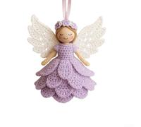 Crochet Angel Ornament Kit for Christmas DIY Crafting - Beginner Friendly with Step by Step Instructions Included(3)