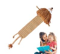 Crochet Animal Bookmarks - Knitted 38 x 6 x 0.5 cm | Cute Animal Bookmarks Handmade Cartoon Knitted Design | Perfect for Teachers Students Girls Boys Lovers