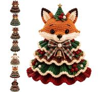 Crochet Animal Christmas Tree DIY Kit (B)