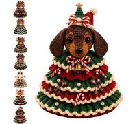 Crochet Animal Christmas Tree DIY Kit (C)