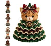 Crochet Animal Christmas Tree DIY Kit (F)