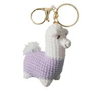 Crochet Animals - Crochet Bag Charm | Inspirational Decorative Hand-Woven Alpaca Charm Knitting Crafts for School Bag Kids Adults