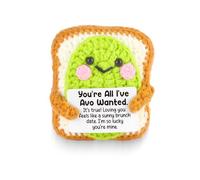 Crochet Avocado Toast with You're All I've AVO Wanted Card Emotional Gift for Best Friend & Couplesemotional for Support Crochet
