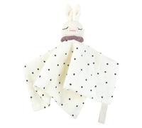 Crochet Baby Nursing Bib Security Blanket for Boys Girl Breathable Soother Towel Infant Mood Soothing Drool Kid Fashion Pacify Toy Soothes Appease Towel Drooling