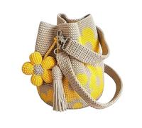 Crochet Bag Flower Pattern Shoulder Tote