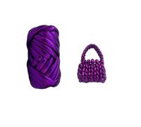 Crochet Bag Sling - Chunky Metallic Cotton Thread Tubular Giant Chunky Yarn for Bags, Baskets, Carpets, DIY Crafts