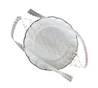 Crochet Beaded Hairband Crystal/Pearls Hairband For Women Girl Wedding Party and Everyday Wear Hair Styling Accessories