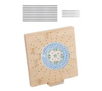 Crochet Blocking Board - Knitting Blocking Board Set | Wooden Accessories with Pin for Knitting Projects for Beginners Crafting Adults Grandmothers