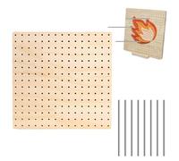 Crochet Blocking Board, Locking Board for Granny Square, Granny Square Tensioner, Granny Square Spanner, Practical Knitting Accessories for Tensioning Small Knitting Or Crochet Pieces