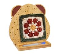Crochet Blocking Board - Wood Bear Shape DIY Crafting Tool | Handmade Crochet Blocking Board,for Crocheters Knitters Mothers Wives Fiber Artists Beginners Professionals Teachers Home