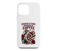 Crochet Book Enchanted By Stories Powered By Coffee reading Case for iPhone 13 Pro Max