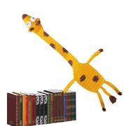 Crochet Bookmarks - Handmade Bookmarks | Cute Handmade Animal Designs, Color Variations Gift for Book Lovers, Padded Socks for Reading