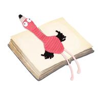 Crochet Bookmarks - Knitted 38×6×0.5cm | Handmade Animal Bookmark | For Crochet Books | For Teachers Students Children Girls Boys Lovers Reading Acces