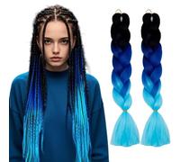 Crochet Braids Hair Extensions 24inches 2 Pcs Ombre Jumbo Braiding Hair Extension Afro Braid Synthetic 2106