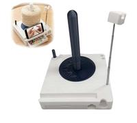 Crochet Caddy, Multi-Functional Yarn Spool Box with Phone Stand & Rotating Yarn Stand, Detachable Crochet Holder Accessories Organizer Ideal Gifts for Knitting Lovers A