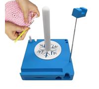 Crochet Caddys with Drawer, Multi-Functional Yarn Spool Box, Portable Crochet Yarn Holder Spinner with Phone Stand, Detachable Yarns Spool Organizer Box, Crochets Accessories for Knitter Lovers(A)