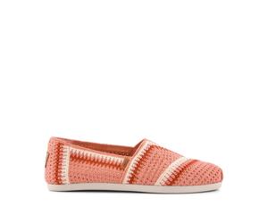 Crochet Canvas Espadrilles Women Toms Alpargata Classic Rose 42