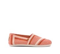 Crochet Canvas Espadrilles Women Toms Alpargata Classic Rose 42,5