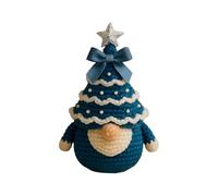 Crochet Christmas Tree - Gnome Party Decorations, Crochet Christmas Tree Ornaments, Sturdy Design and Easy to Use, Premium Stress Relief Comfort Activity, Perfect for
