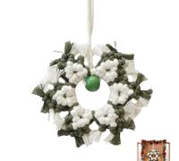 Crochet Christmas Tree Pendant, Knitted Pendant for Christmas Tree, Christmas Pendant, Snowflake Tree Pendant Made of Cotton, Crocheted Christmas Ornaments, Cute Handmade Home Decoration