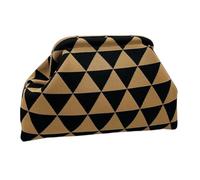 Crochet Clutch | Dumpling Bag, Lightweight Pouch for Women, Travel, Holiday, Beach, Evening, Wedding, Elegant, Triangle, Se référer à la description