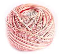 Crochet Cotton Size 10 Gradient Ball Yarn 306yd / 280m Quality Thread 50g Multi (Cherry 207)