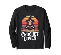 Crochet Coven Witch Yarn Craft Magic Art Long Sleeve T-Shirt
