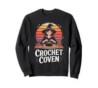 Crochet Coven Witch Yarn Craft Magic Art Sweatshirt