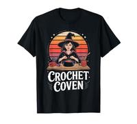 Crochet Coven Witch Yarn Craft Magic Art T-Shirt