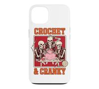Crochet Cranky Funny Skeleton Lover Humor And Punk Case for iPhone 13