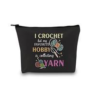 Crochet Crocheting Gift Crochet Balls Gift Crochet Lover Gift Yarn Stor Age Bag Crochet Knitting Project Bag for Yarn Collectors Mom (Collecting Yard Bag EU)