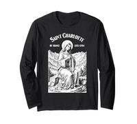 Crochet Crocheting Patron Saint Charlotte Crafting Crafts Long Sleeve T-Shirt