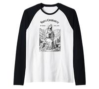 Crochet Crocheting Patron Saint Charlotte Crafting Crafts Raglan Baseball Tee