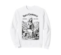 Crochet Crocheting Patron Saint Charlotte Crafting Crafts Sweatshirt