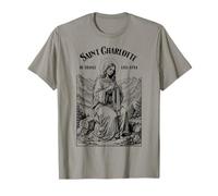 Crochet Crocheting Patron Saint Charlotte Crafting Crafts T-Shirt