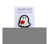 Crochet Doll | Ghost Dolls with Card | Inspirational Wool Ornaments Collectible Toy for Workplace Car Home Women Girls Teachers Friends