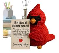 Crochet Doll | Small Inspirational Crochet Bird Animals Decor | Cute Home Decor for Valentine Day Birthday Holiday Women Coworker Girlfriends Office Study Room