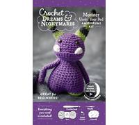 Crochet Dreams and Nightmares Amigurumi Kit Monster Under Your Bed: Everything You Need Is Included: 100% Cotton Yarn, Crochet Hook, Stitch Marker, ... How-To Videos; Creepy Cute Beginner-Friendly!