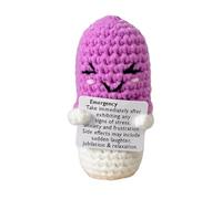 Crochet Emotional Support Chill Pil, Adorable Handmade Crochet Chill Pills, Funny Stuffed For Doctors Pill Crochet Emergency