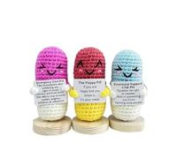 Crochet Emotional Support Chill Pill, Mood Support Pills, Calming Pills, Desk Decor, Home Desktop Decor, Great Gift for Doctors, Nurses and Patients (AII)