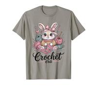 Crochet Era Cute Bunny Yarn Crochet Aesthetic T-Shirt