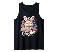 Crochet Era Cute Bunny Yarn Crochet Aesthetic Tank Top