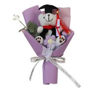 Crochet Flower Bouquet Handmade - Practical Plush Flower Arrangement, Decorative Crochet Flowers | Symbolic Soft Toy Bouquet, Long-Lasting Flowers Gift for Kids Boys Girls Home Decor