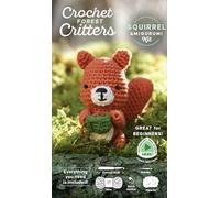 Crochet Forest Critters Amigurumi Kit Squirrel: Everything You Need Is Included: 100%-Cotton Yarn, Crochet Hook, Stitch Marker, Tapestry Needle, ... ... Instruction Videos; Beginner Friendly!