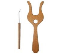 Crochet Fork: Multipurpose Fiber Tool, Hand Knitting Instrument, Precision Hook | Knitting for Beginners, DIY Lace, Craft,