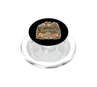 Crochet Frog Yarn Ball Hook Humor PopSockets PopGrip for MagSafe