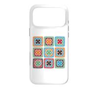 Crochet Granny Square Crochets Style Pattern Case for iPhone 17 Pro Max