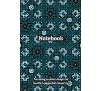 Crochet Granny Themed Activity & Notebook: With Colouring Pages & Yarn Fibre Motifs. An Organiser for Crocheters, Knitters, Yarn Lovers, Crafters & ... Tracking, Sketching and Creative Ideas.